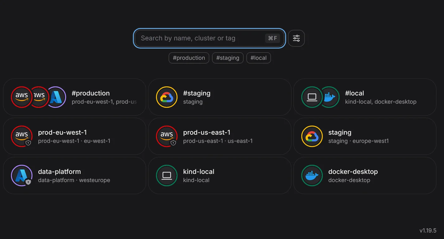 Zero config in Aptakube
