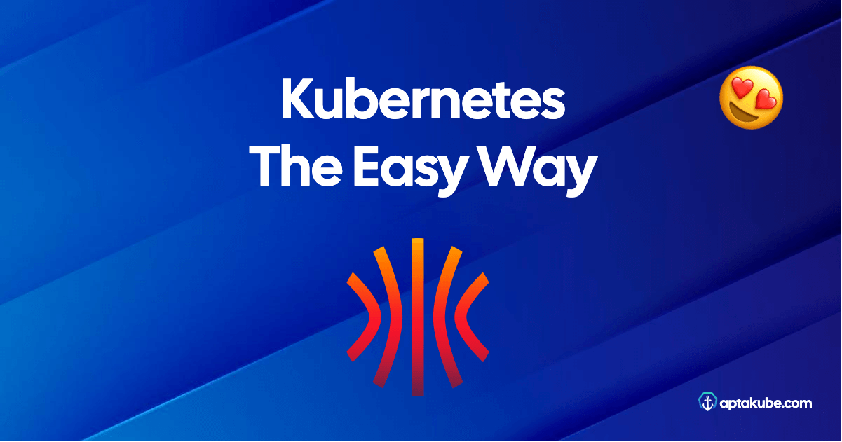 Cover image for "Kubernetes the Easy Way" blog post.