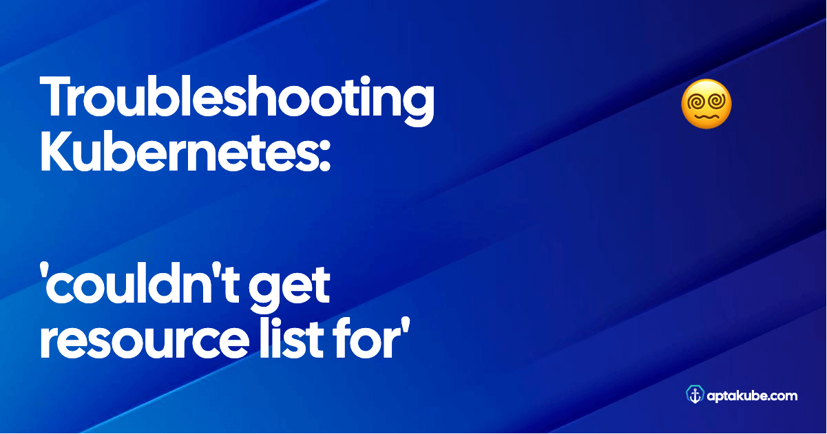 couldn't get resource list for external.metrics.k8s.io/v1beta1 the